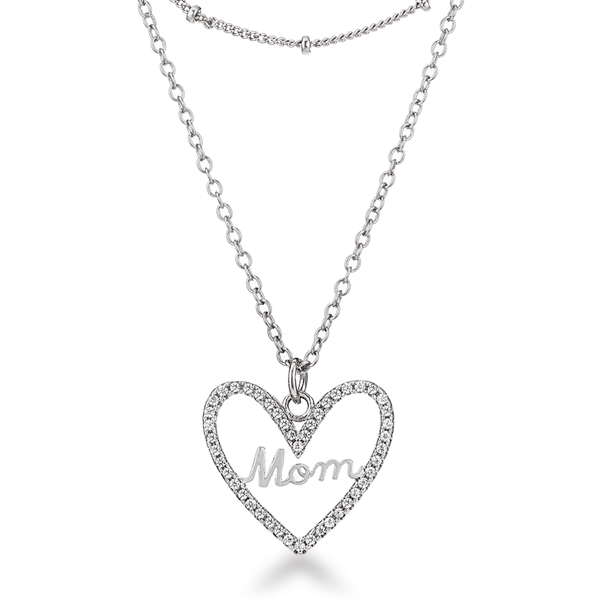 Layered mom hot sale necklace