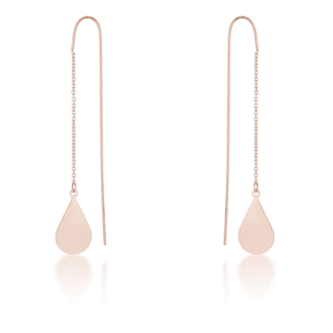 Teardrop outlet Threaded Earrings