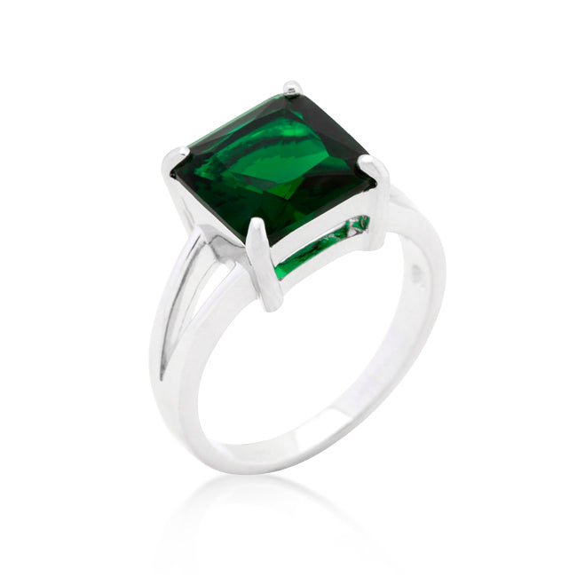 Emerald hot sale gypsy ring